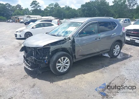 2015 Nissan Rogue Sv из США, поврежденный, VIN KNMAT2MT9FP515199